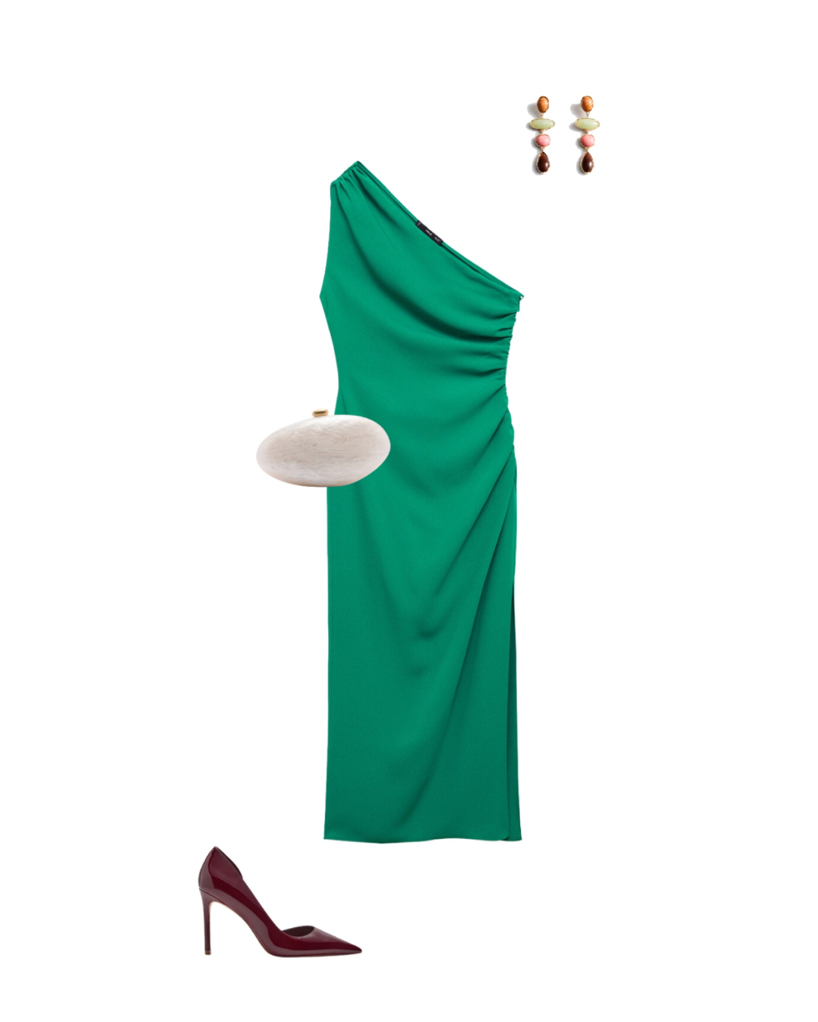 Green wedding guest dress outfit 

#LTKwedding #LTKluxury #LTKsummer
