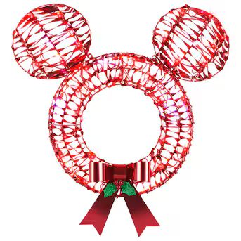 Disney Mickey Mouse 25.98-in Mouse Yard Decoration with Multicolor LED Lights | Lowe's