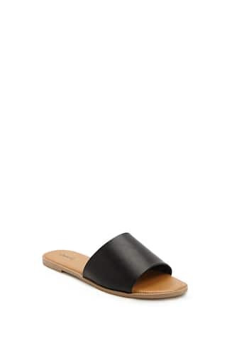 Qupid Faux Leather Slide Sandals | Forever 21 (US)