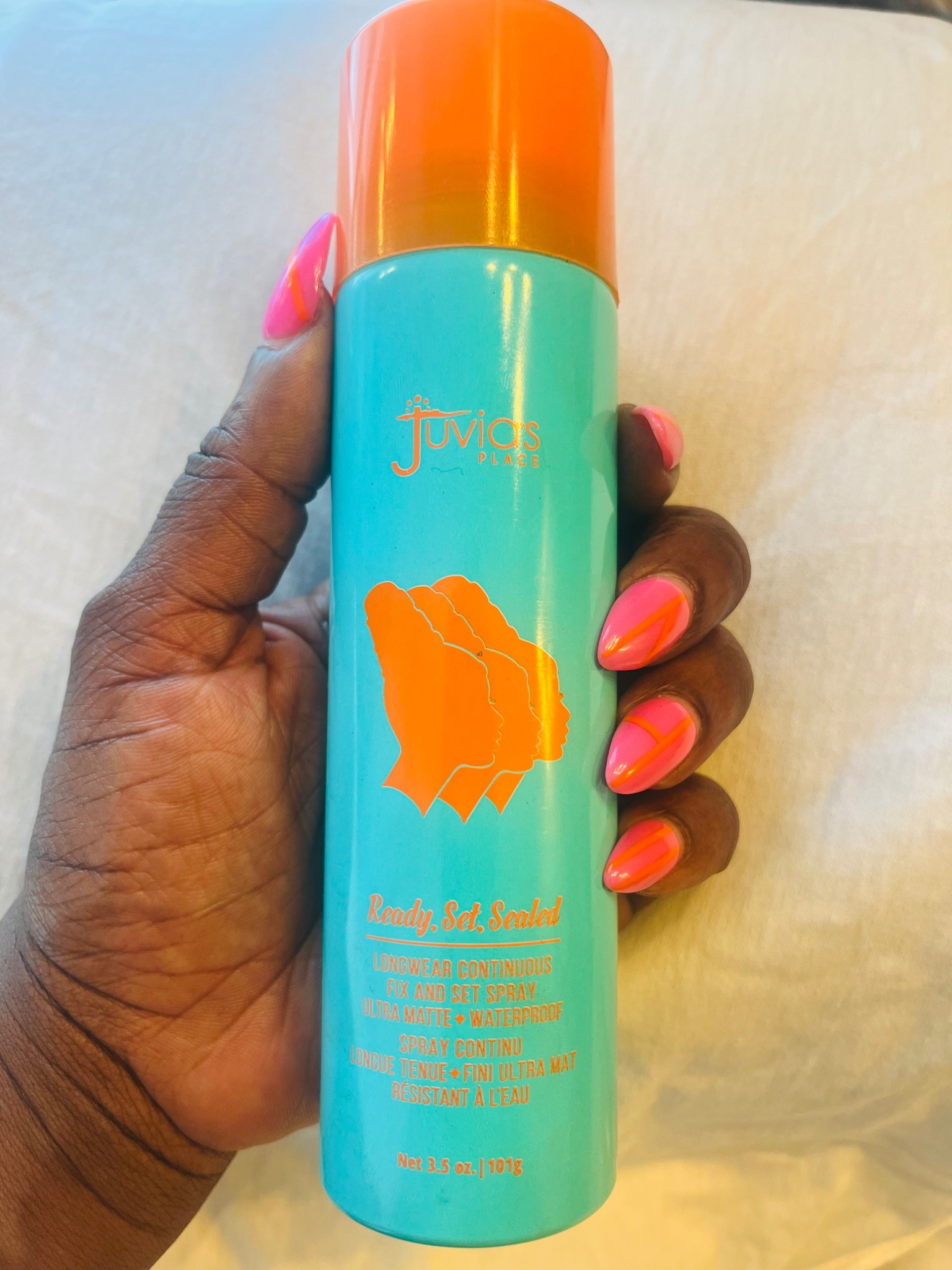 @juviasplace Lock in your look with the Longwear Continuous Fix and Set Spray — a weightless, ultra-fine mist that keeps makeup flawless and fresh with a photo-ready finish all day and all night. Powered by advanced polymer technology, this spray creates a breathable, transfer-proof barrier that resists water, sweat, and oil.

Infused with green tea extract, it refreshes and soothes the skin while providing antioxidant benefits for a cooling, shine-controlling finish. Designed with next-generation continuous diffusion technology, it delivers cloud-like, even coverage for a seamless set.

Locks makeup all day – no melting, no fading
• Waterproof & transfer-proof – sweat, heat, and masks approved
• Controls oil + mattifies without drying
• Pore-tightening, blurred finish for smooth skin
• Continuous fine mist – weightless, even application

#LTKOver40 #LTKselfcare #LTKBeauty
