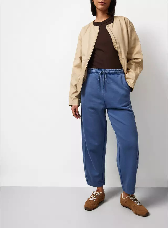 Buy Blue Barrel Leg Joggers XL | Joggers | Tu | Tu Clothing