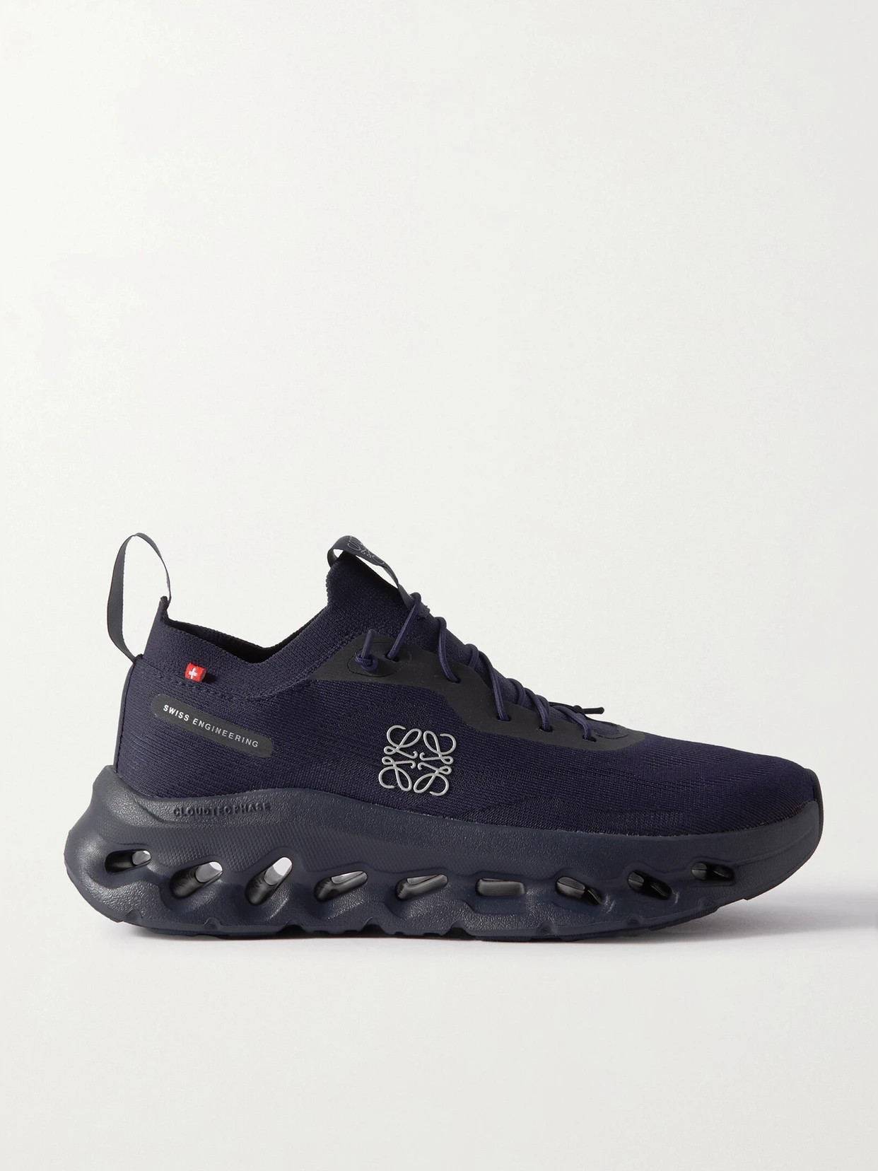 Loewe - + On Cloudtilt Stretch Recycled-knit Sneakers - Blue | NET-A-PORTER (US)