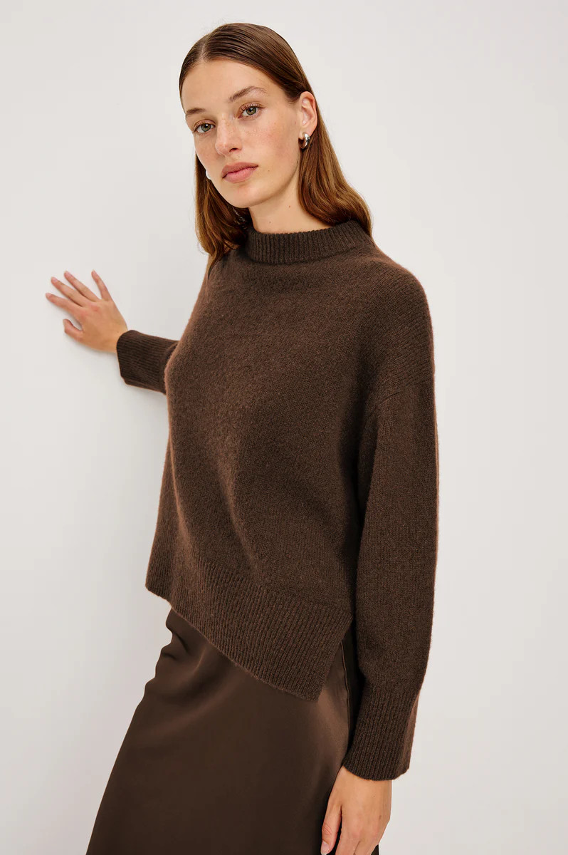 MIRANDA SWEATER - CHOCOLATE | Rails