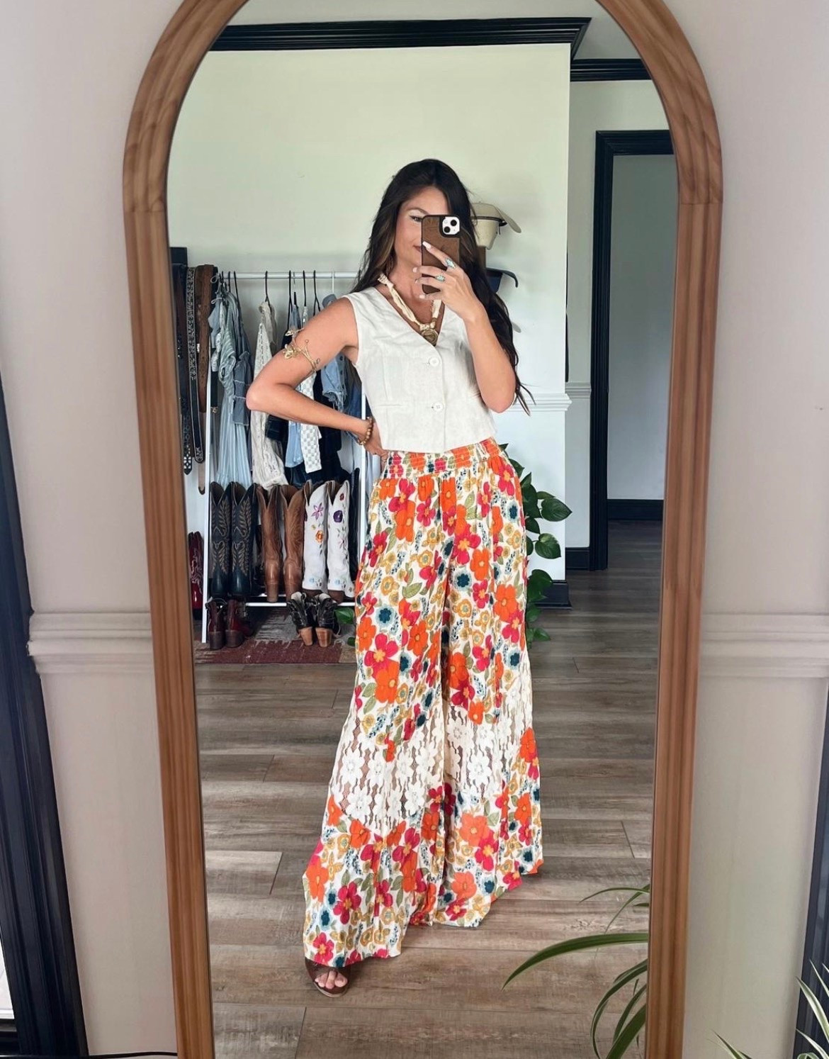 My orange floral boho pants are available in size small only!!

#LTKootd #LTKSeasonal #LTKgrwm