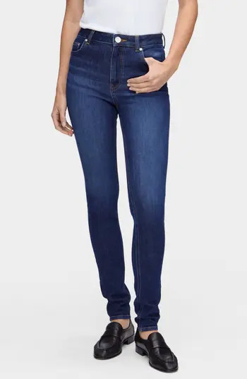 ALIGNE High Waist Skinny Jeans in Ocean Blue at Nordstrom Rack, Size 29 | Nordstrom Rack