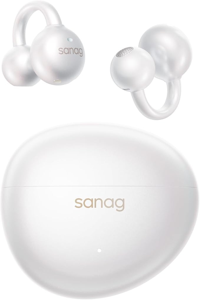 Sanag S7S AI Open Ear Free Clip-On Headphones, HiFi 20Hz Lossless Bass Earbuds, True Wireless Blu... | Amazon (US)