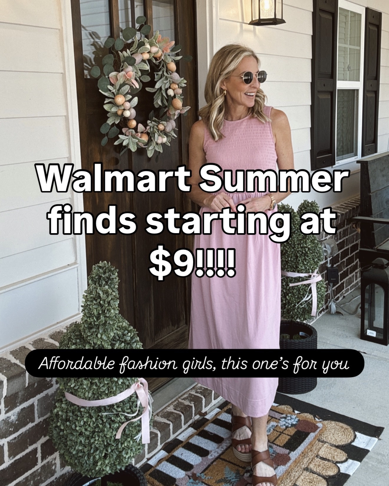 Follow + comment SALE for all links because apparently Walmart decided summer outfits should cost less than lunch lately. 

Dresses, denim, matching sets, sweaters, and even pajamas… all starting at $9 and honestly some of these look way more expensive than they are. Affordable fashion girls, this one’s for you. Size XS in dresses/tops, size 0-2 in jeans, 5’5 for reference.


walmart fashion, walmart finds, affordable fashion, summer dresses, walmart dresses, affordable summer outfits, fashion over 40, 49 year old mom style, budget friendly fashion, walmart summer finds, boutique style on a budget, casual summer outfits, affordable dresses, walmart outfit ideas, summer style inspiration, denim dress, matching pajama set, affordable style, everyday outfits, walmart style

#LTKSaleAlert #LTKootd #LTKOver40