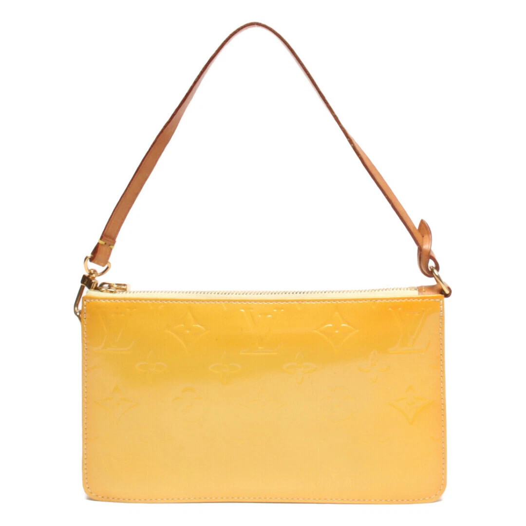 Louis Vuitton Handbag Accessory Pouch Lexington Vernis M91058 Women's Yellow  | eBay | eBay US