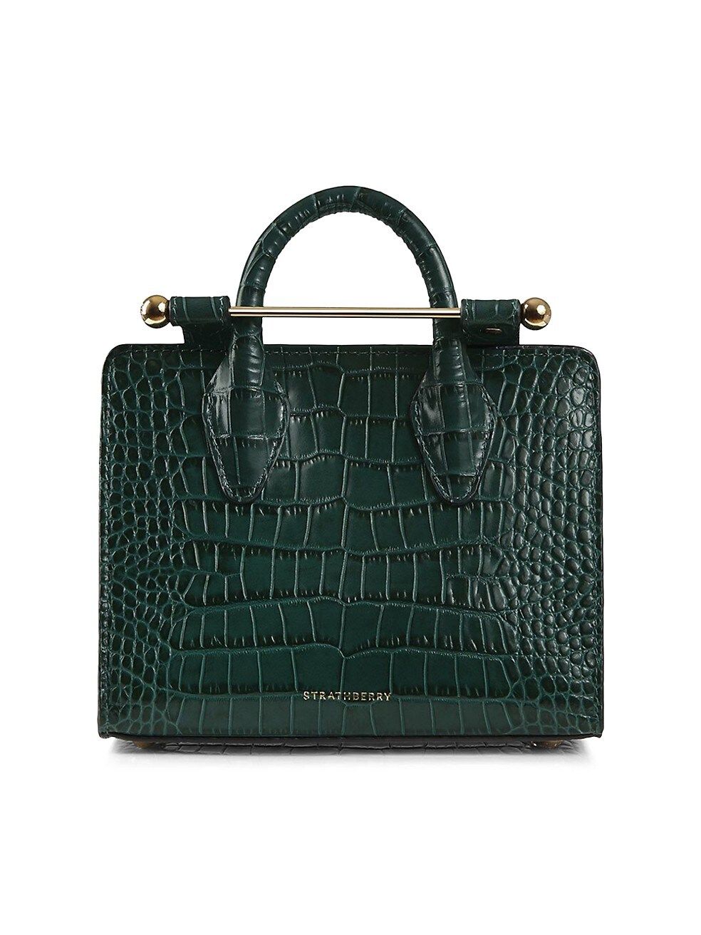 Strathberry Nano Croc-Embossed Leather Tote | Saks Fifth Avenue