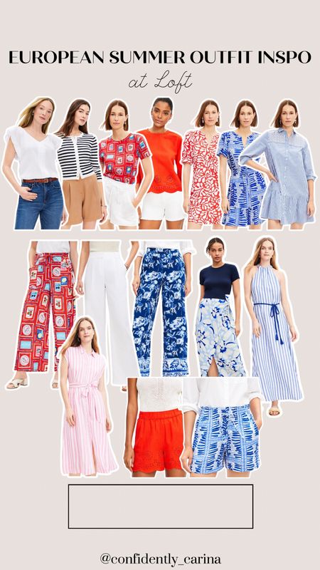 I have been loving the European Summer vibes at Loft right now! How cute are these pieces for summer?! The patterns and colors are just beautiful😍

#LTKStyleTip #LTKMidsize #LTKSeasonal