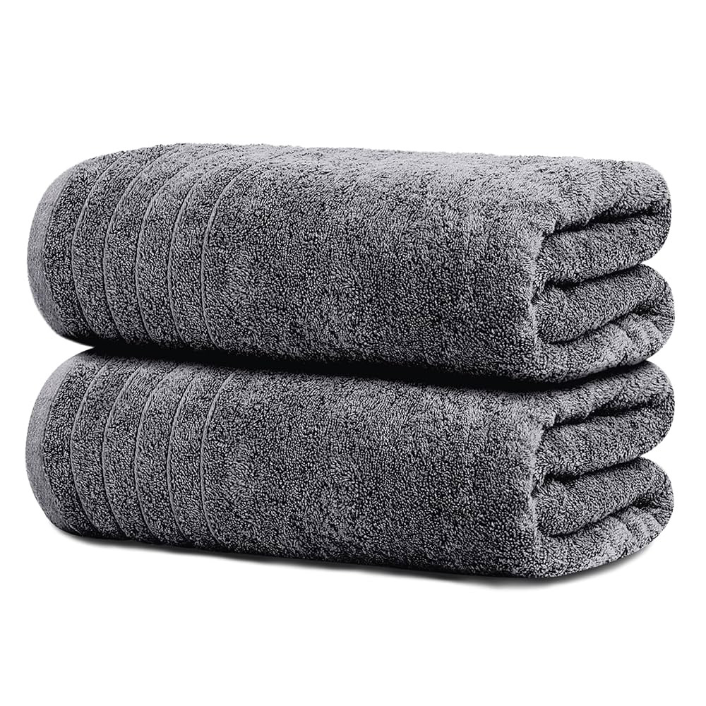 Tens Towels Pack of 2 Extra Large Bath Sheets 35 x 70 Inches, 100% Cotton, Larger & Lighter Weigh... | Amazon (US)