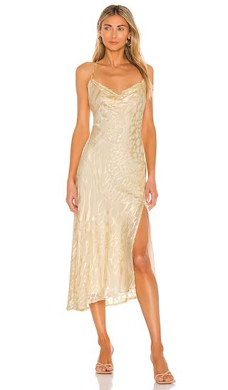 Gaia Dress in Cream Burnout Floral | Revolve Clothing (Global)