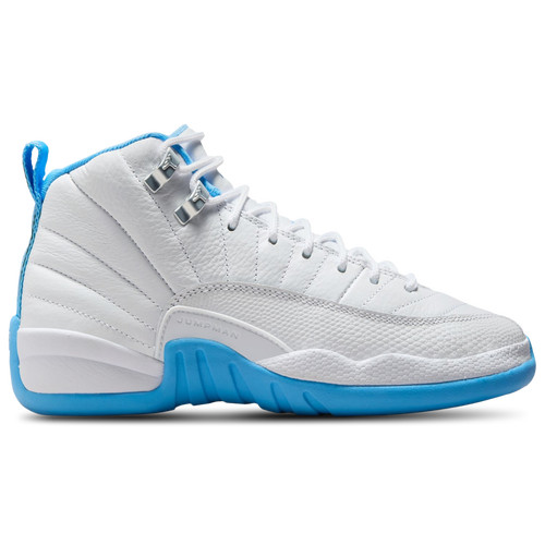 Jordan Boys Jordan Retro 12 - Boys' Grade School Basketball Shoes White/University Blue Size 04.0 | Foot Locker (US)