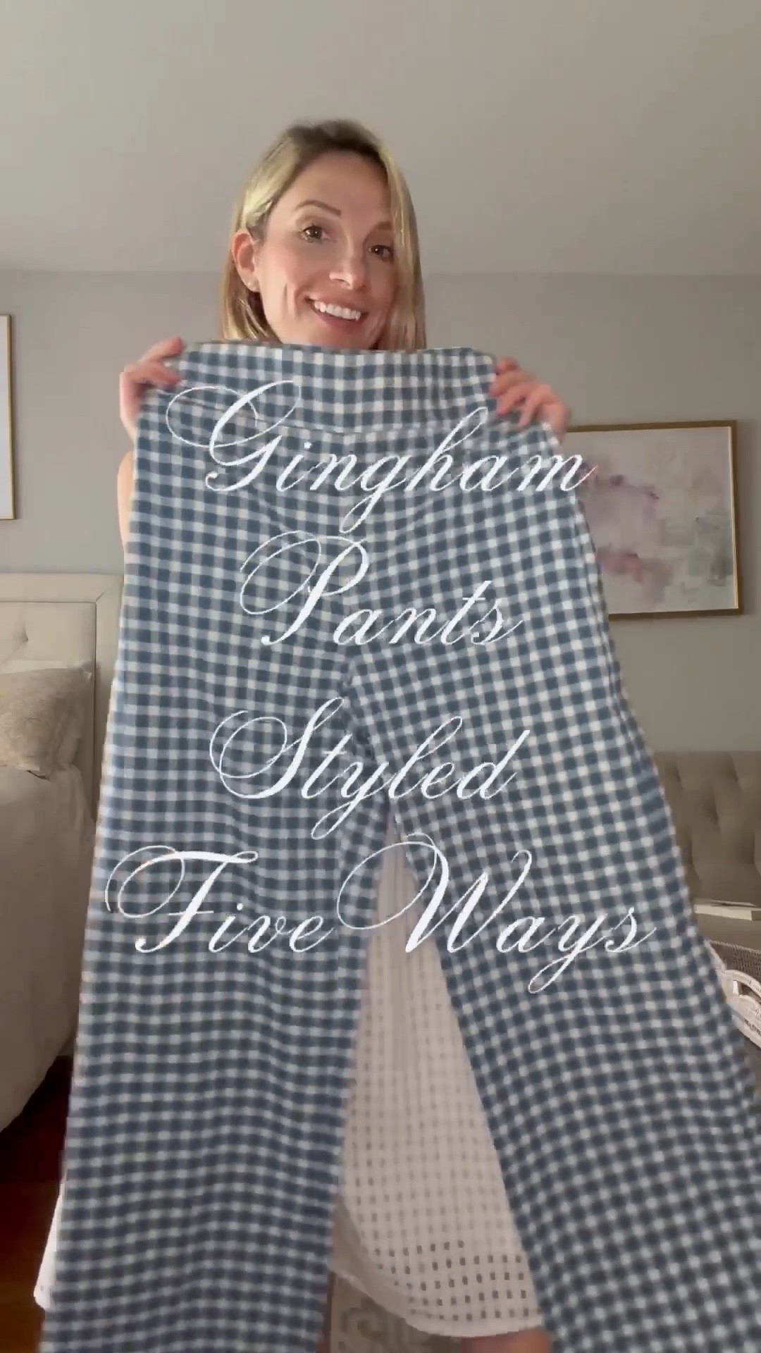 These blue gingham pants have been a go-to. I have styled them in many different ways - 5 styled here- from casual to date night and more.

#LTKootd #LTKgrwm #LTKSeasonal