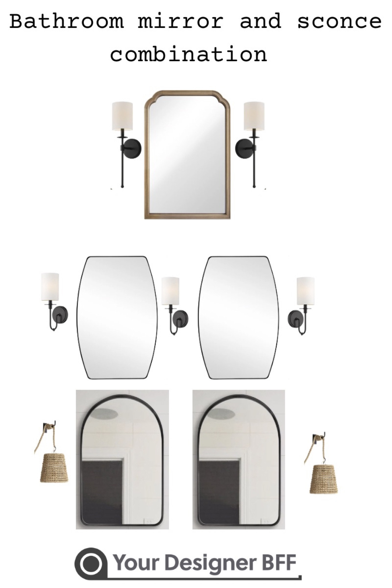 #mirrors #bathroommirror #vanitymirror #scones #bathroomscones #archmirror 

#LTKfamily #LTKhome #LTKFind