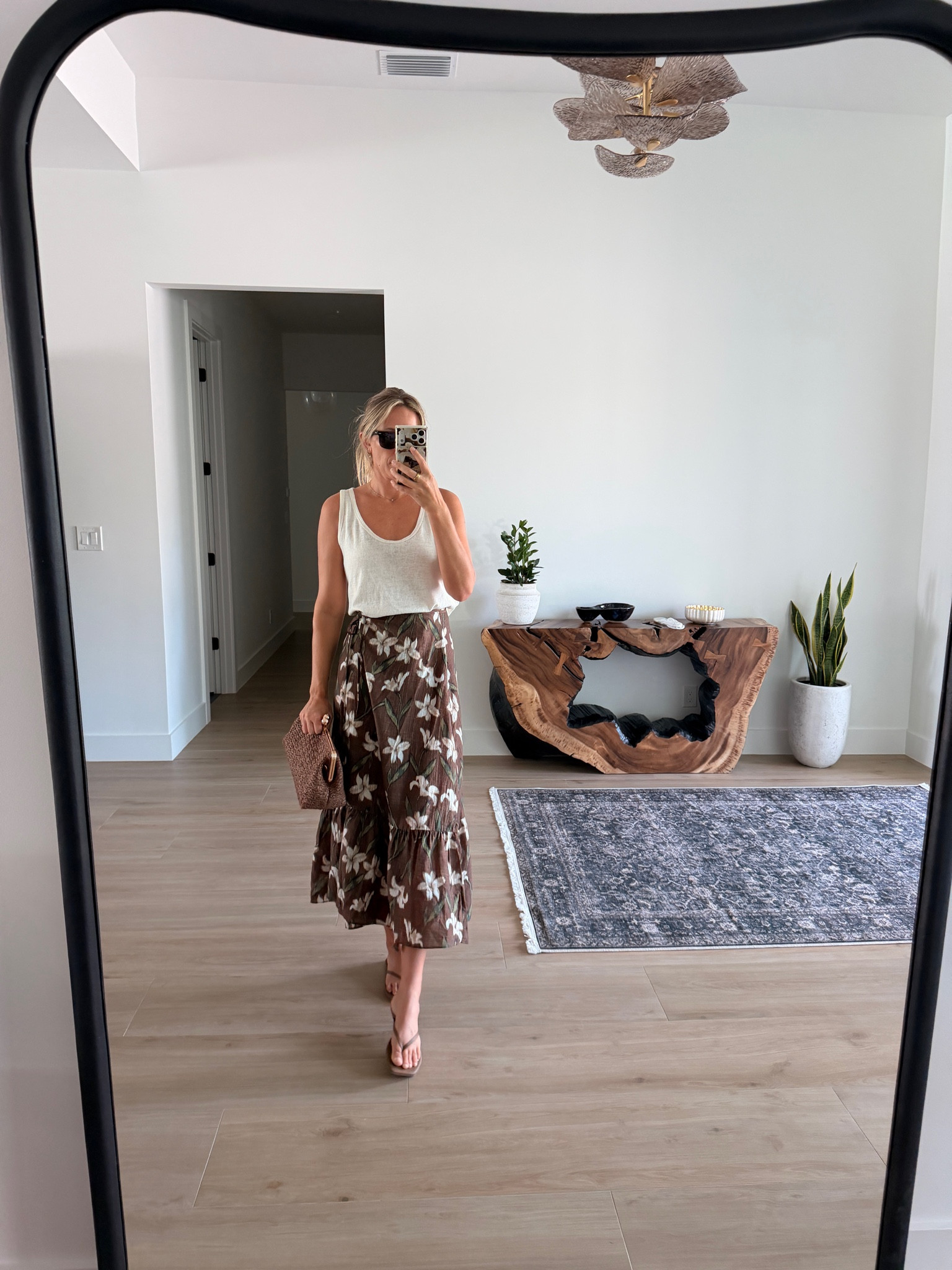 Target brown floral wrap skirt size small

#LTKootd #LTKgrwm #LTKSaleAlert