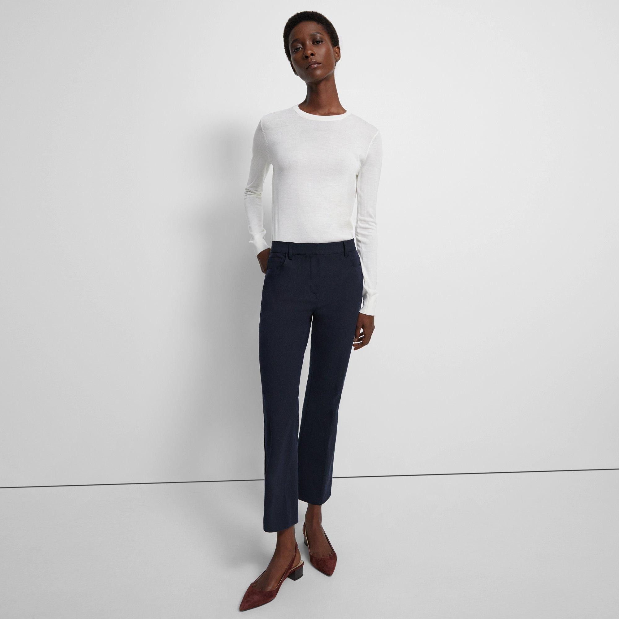 5-Pocket Kick Pant in Stretch Cotton | Theory