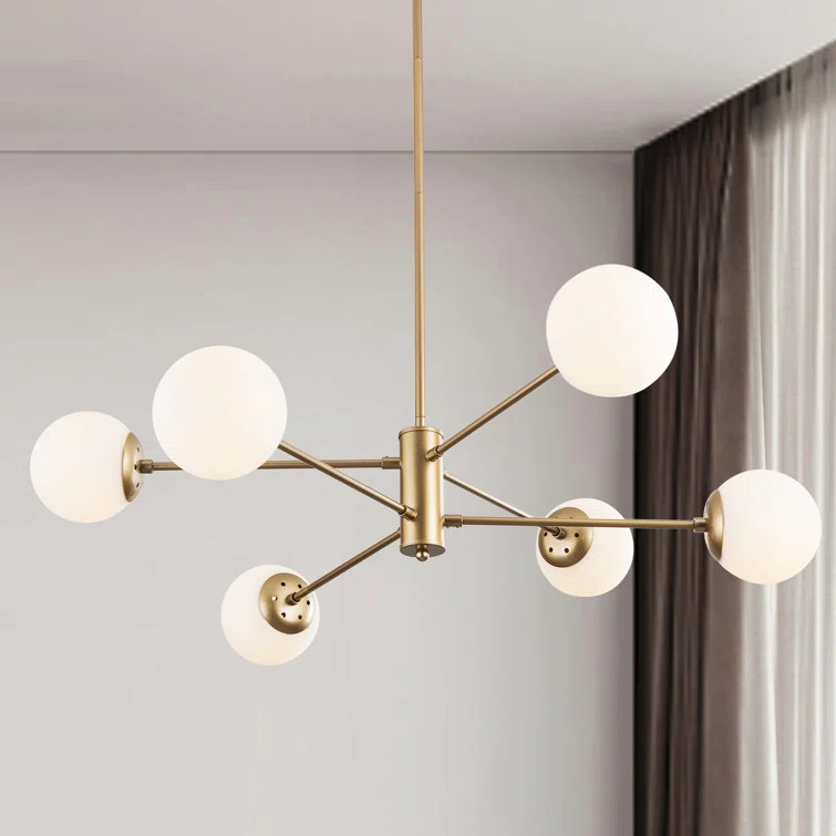 NCY-DD 6 - Light Dimmable Sputnik Chandelier | Wayfair North America