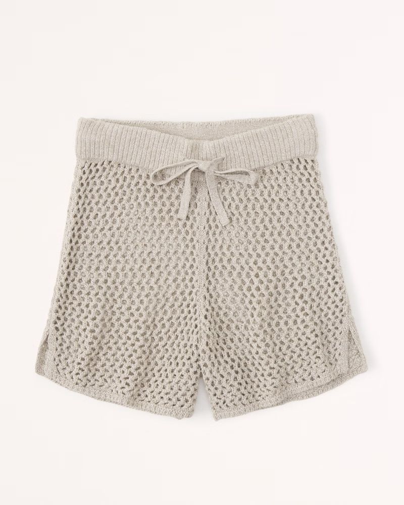 Women's Crochet Short Coverup | Women's Swimwear | Abercrombie.com | Abercrombie & Fitch (US)