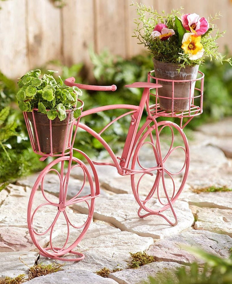 Vintage Metal Bike Planters | Etsy (US)