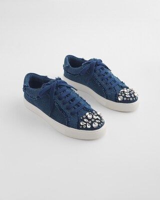 Embellished Denim Sneakers | Chico's