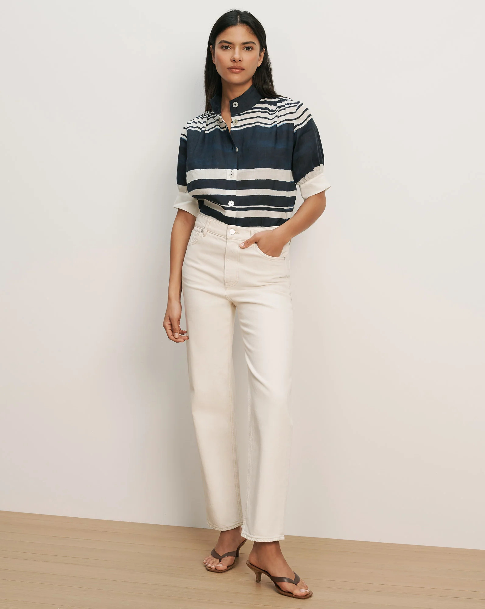 Hollandale Button-Down Shirt | Veronica Beard