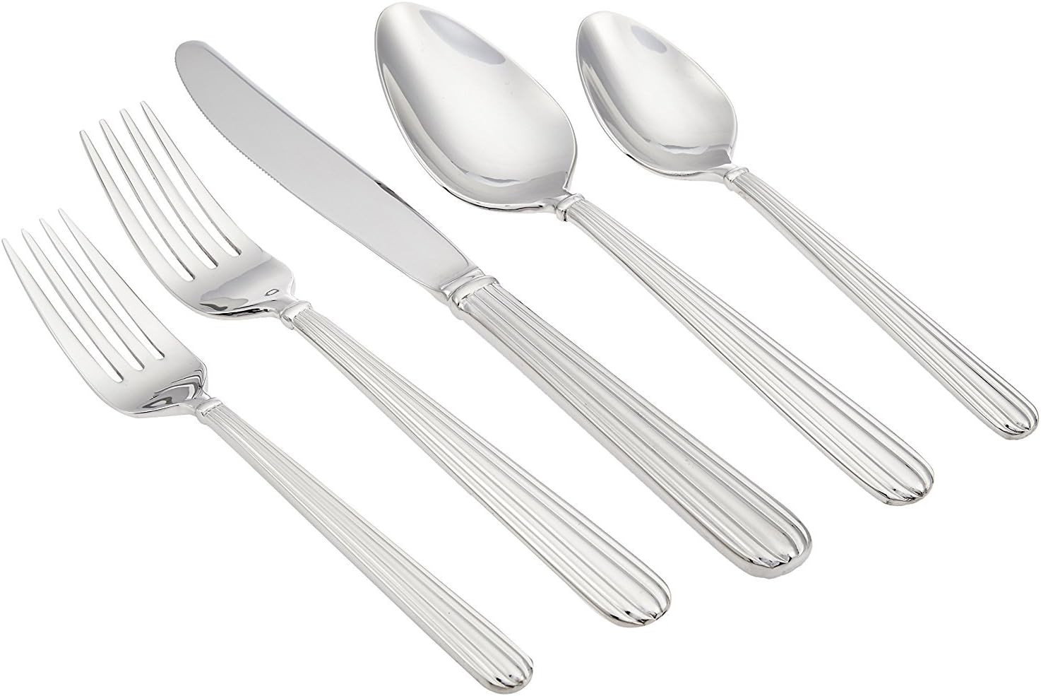Mikasa Italian Countryside Stainless Steel Flatware, 20-Piece Set | Amazon (US)