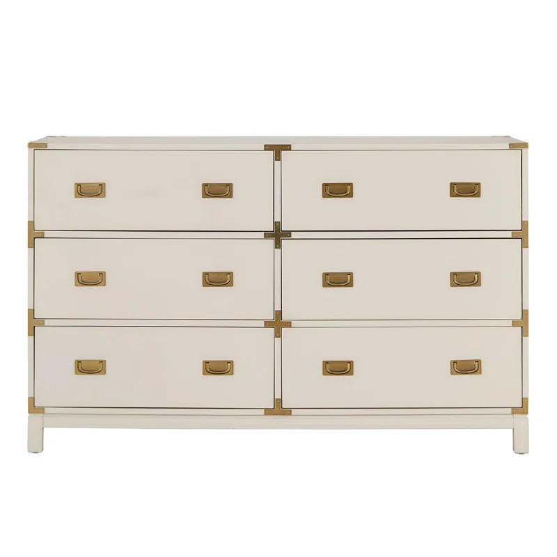 Dania 6 Drawer 59.75'' W Double Dresser | Wayfair North America