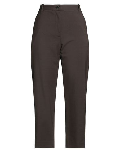 Nine In The Morning Woman Pants Dark brown Size 30 Polyester, Wool, Elastane | YOOX (US)