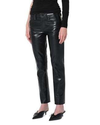 AGOLDE Cocktail Low Rise Leather Ankle Jeans in Detox  | Bloomingdale's Women | Bloomingdale's (US)