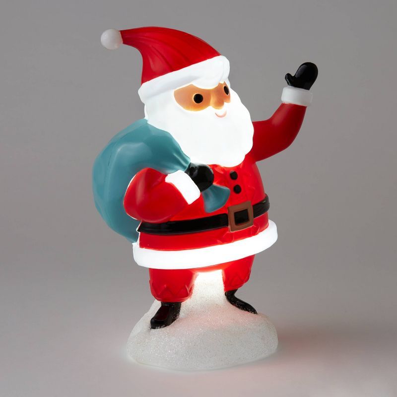 12" Battery Operated Blow Mold Santa Decorative Figurine - Wondershop™ | Target
