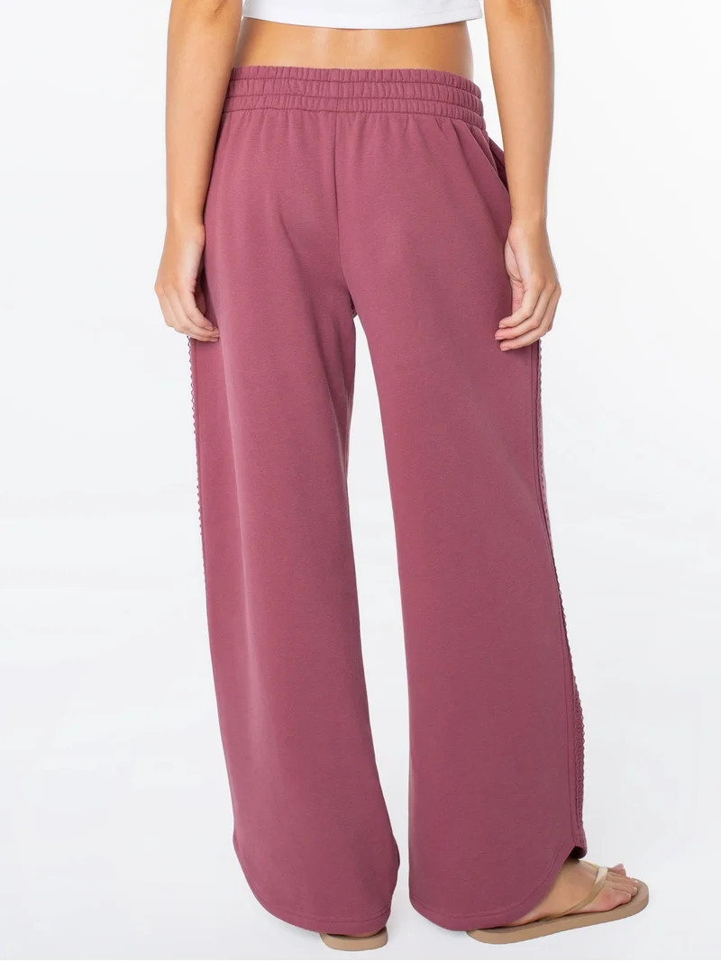 Celebrity Pink Women's and Women's Plus Fleece Wide Leg Sweatpant, Sizes XS-4X | Walmart (US)