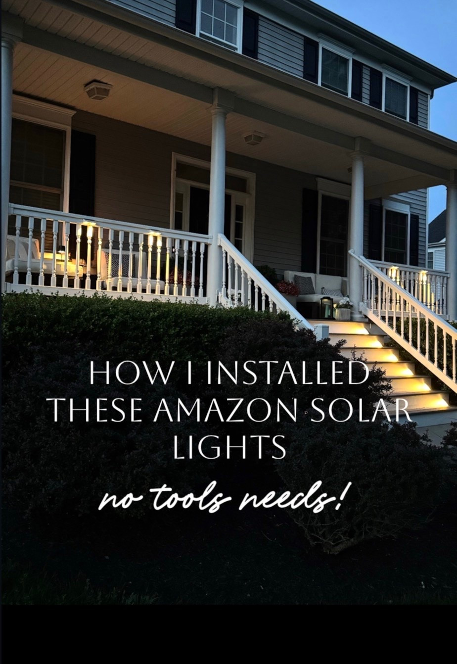 Everything I used to install these Amazon solar lights!

#LTKSeasonal #LTKHome