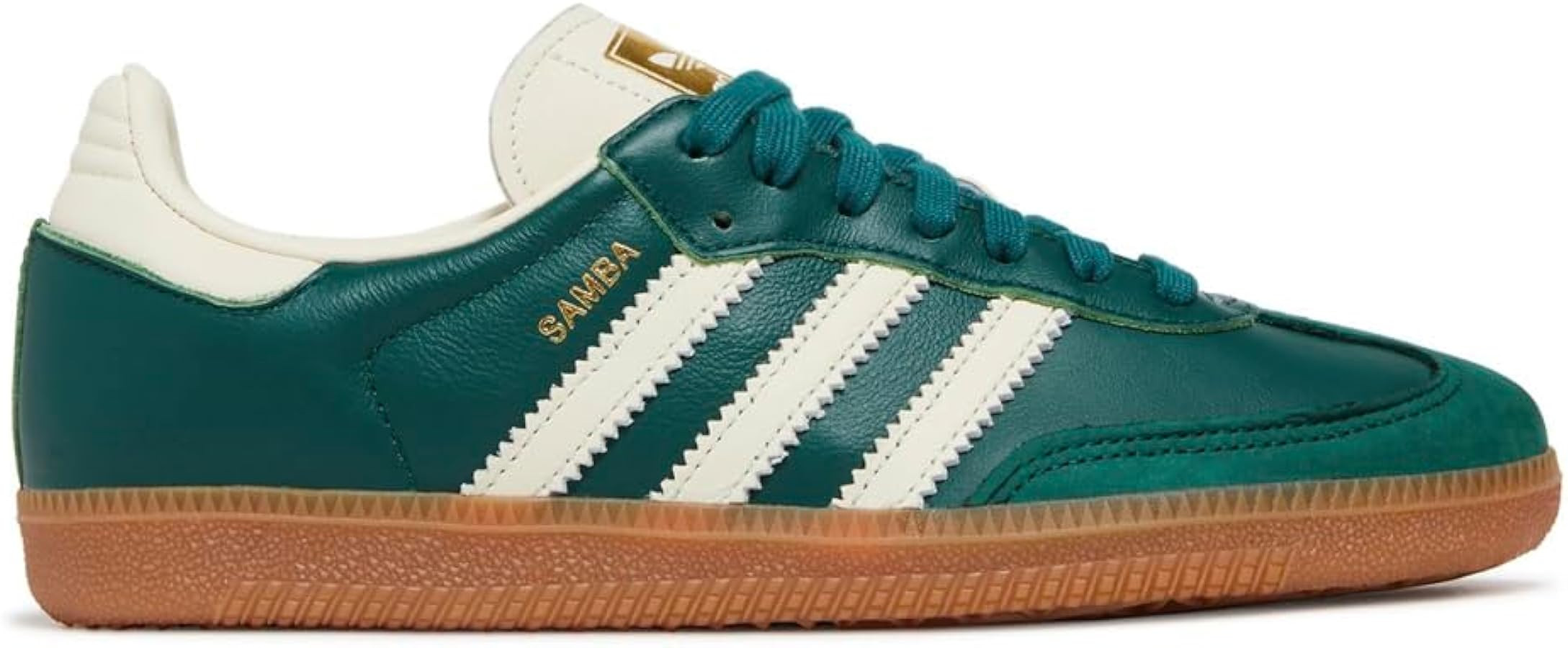 Adidas Samba OG Womens (Collegiate Green Gum, US Footwear Size System, Adult, Women, Numeric, Med... | Amazon (US)