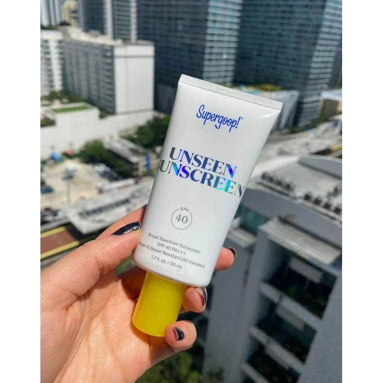 Supergoop! Unseen Sunscreen - SPF 40-1.7 fl oz - Invisible, Broad Spectrum Face Sunscreen - Weigh... | Walmart (US)