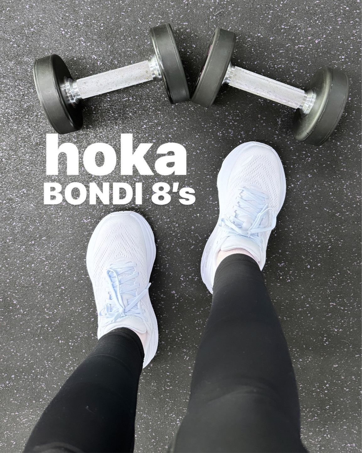 Started training for a 5k and picked up some Hoka Bondi 8s. These are seriously so comfy! I feel like im running on clouds ☁️  (true to size)

#LTKmidsize #LTKshoecrush #LTKfitness