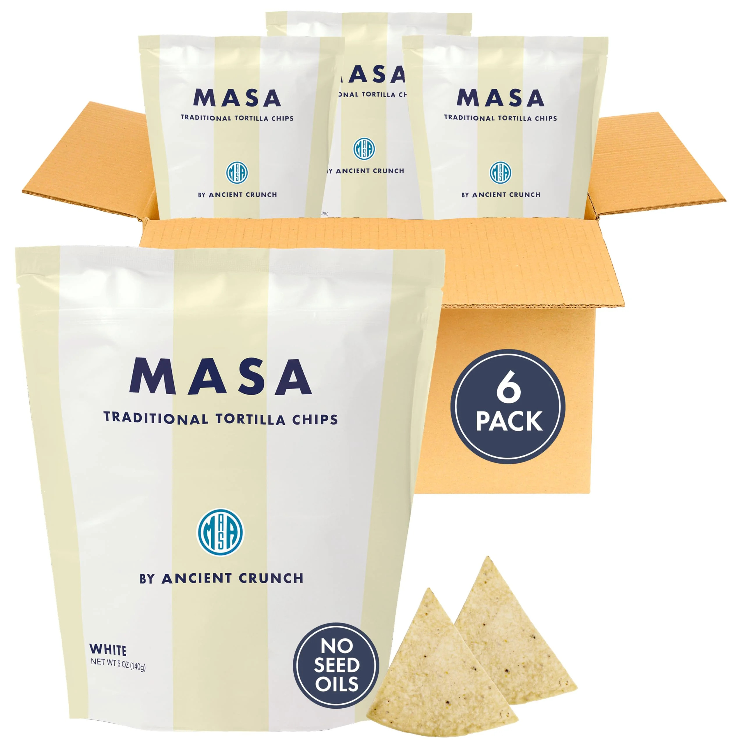 MASA Tortilla Chips Snack MFF30 Pack - Seed Oil Organic Chips Tortilla - Gluten & Dairy Free, Nat... | Walmart (US)