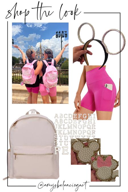 The runDisney season is coming up, so I wanted to share the details on these amazing runDisney backpacks my friend and I created as well as our whole look!

For the backpack, all you need is a nylon backpack of your choice (I linked some great options) and Pearl letters and Mickey/Minnie patches. We used Gorilla fabric glue to attach them, but you can hand stitch them too!

#LTKstyletip #LTKunder50 #LTKFitness