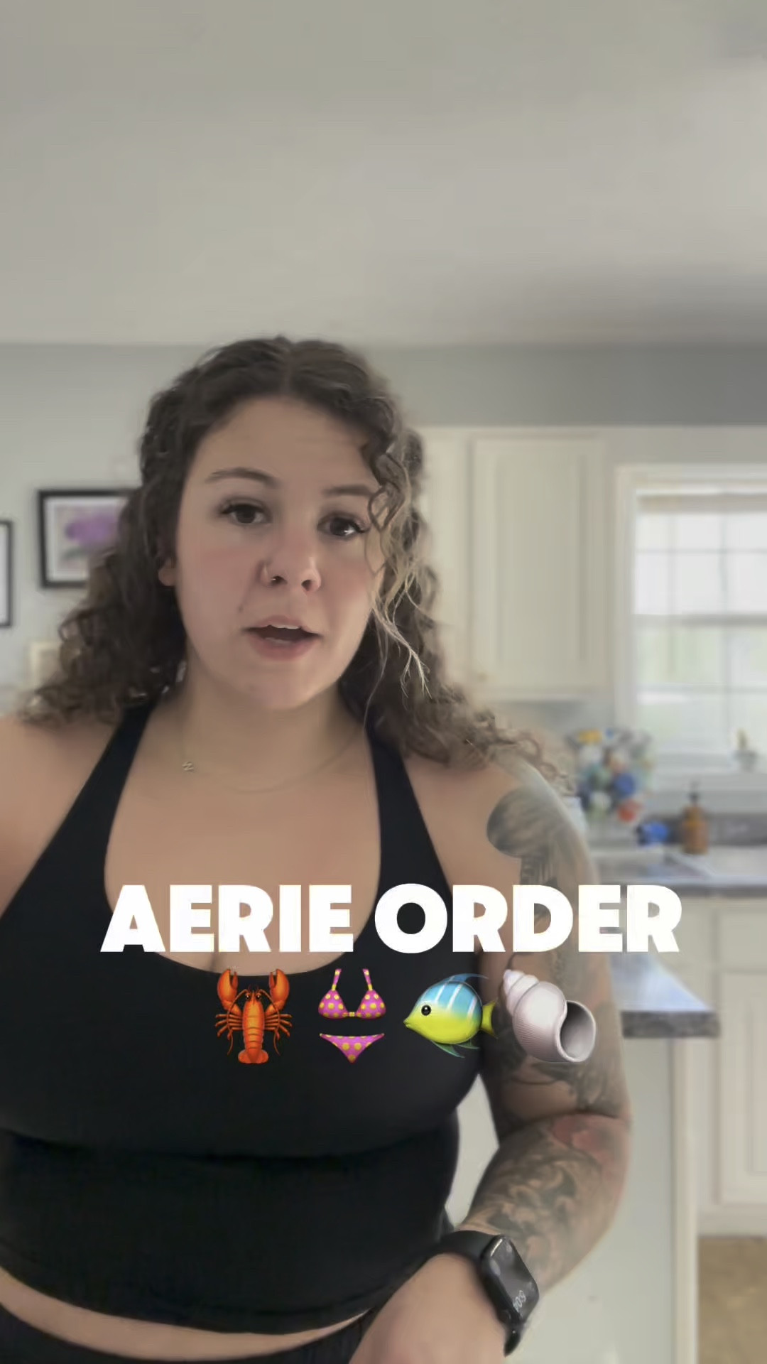 An Aerie order that has me dreaming of the beach 🦞👙🐚