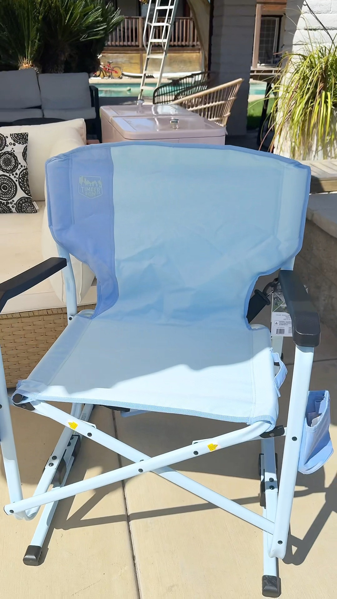 Summer weather and a cute chair 🩵🤌🏼

#LTKmomlife #LTKHome #LTKMothersDay