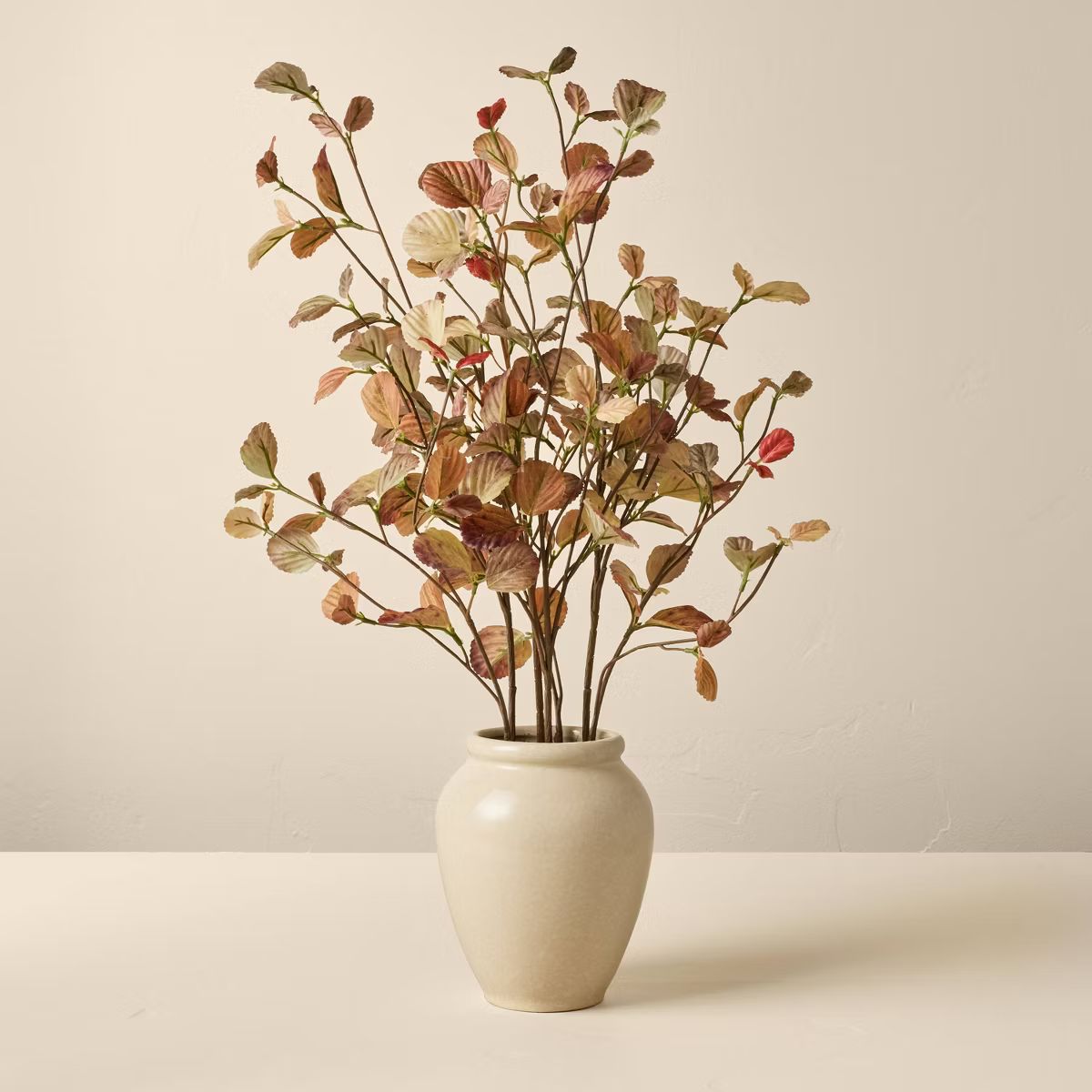 20" Faux Hazel Leaf Fall Arrangement - Hearth & Hand™ with Magnolia | Target