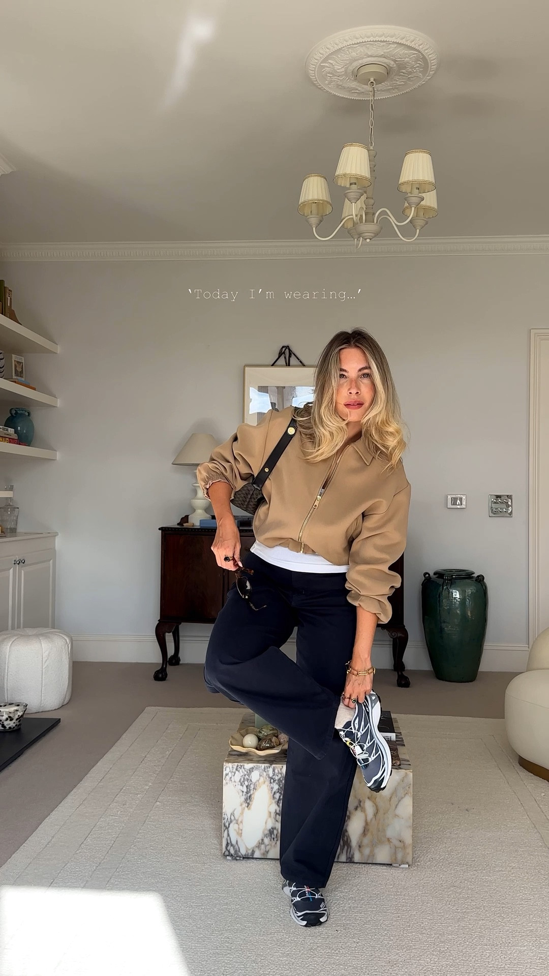 OOTD 💛 Sizing details;
Trousers I’m wearing in a 25.
Jacket is a small.
Trainers run small so if you’re in between sizes, size up. 


#LTKuk #LTKeurope #LTKjeans