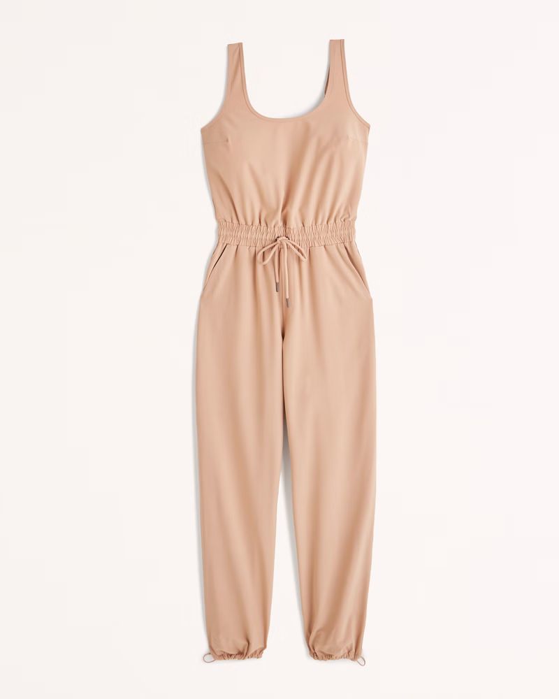 Abercrombie & Fitch Women's Traveler Jumpsuit in Brown - Size XL | Abercrombie & Fitch (US)