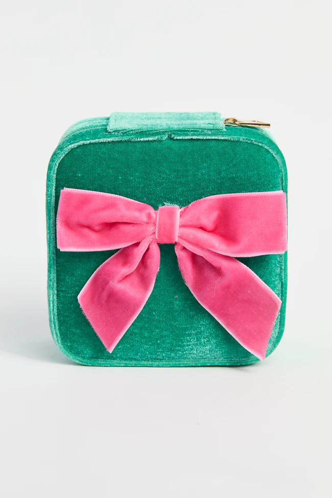 Azalia Pink Bow Jewelry Box | Pink Lily
