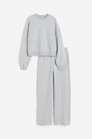 2-piece Sweatsuit - Khaki green - Ladies | H&M US | H&M (US + CA)