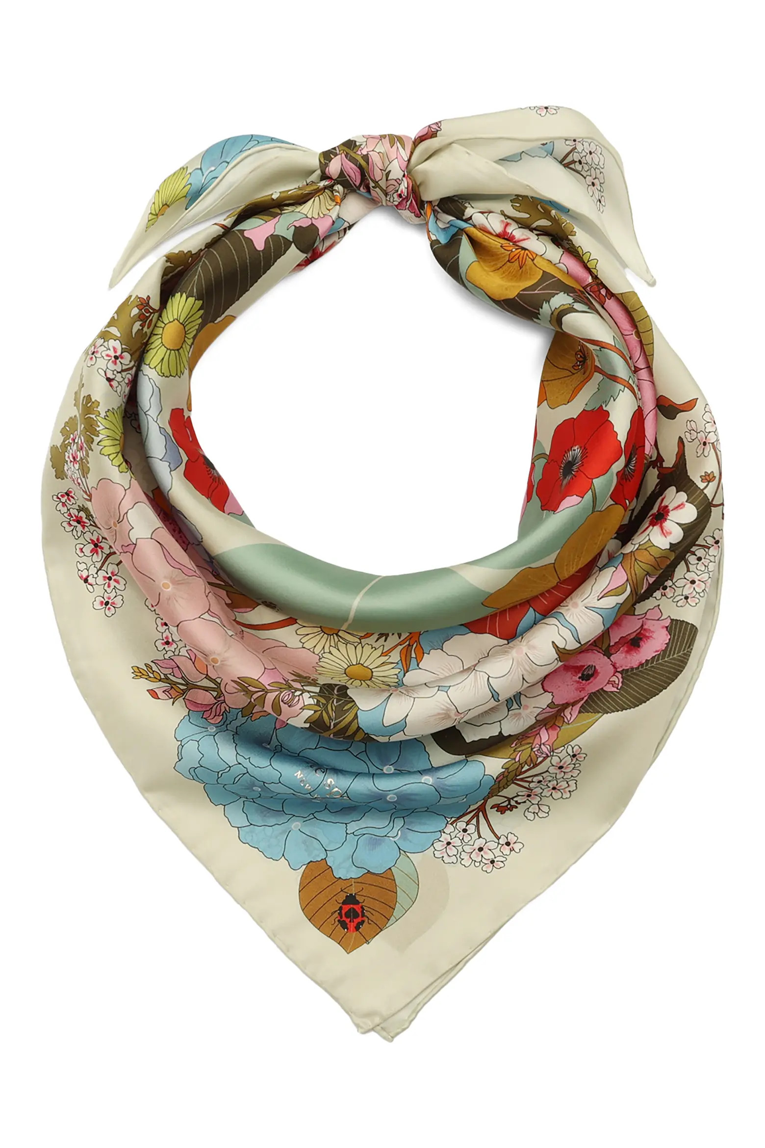 spade flower garden silk square scarf (Women) | Nordstrom | Nordstrom