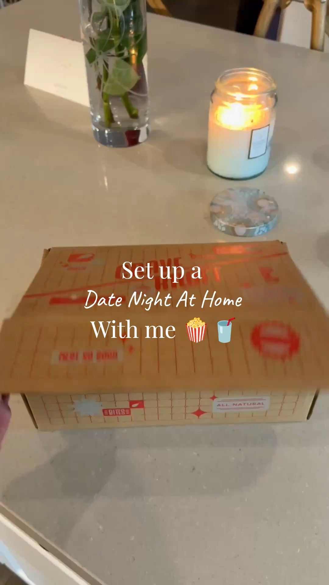 Set up an a date night at home with me 🍿🥤🎞️ As a parent of littles, you knowhow hard it is to make it out of the house for a date night, so I set one up at home! This box of goodies was so perfect for a movie night 👌🏻 

Amazon, movie night, date night at home idea, snack box, snack box for a movie night at home 

#LTKstorytime #LTKvlog