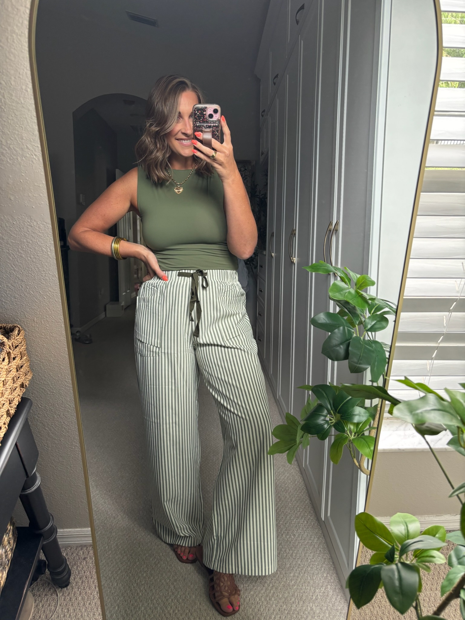 Such an easy everyday outfit! 💚 Loving the striped wide-leg pants!!!

Summer, fall, summer outfit, fall outfit, striped pants, Amazon

#LTKootd #LTKSeasonal #LTKSaleAlert