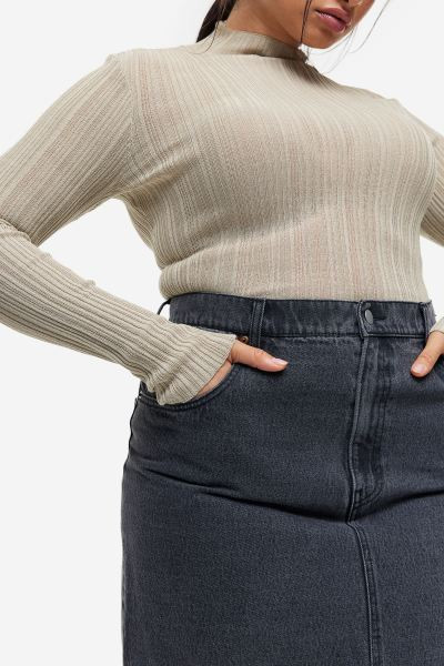 Long Denim Skirt | H&M (US + CA)
