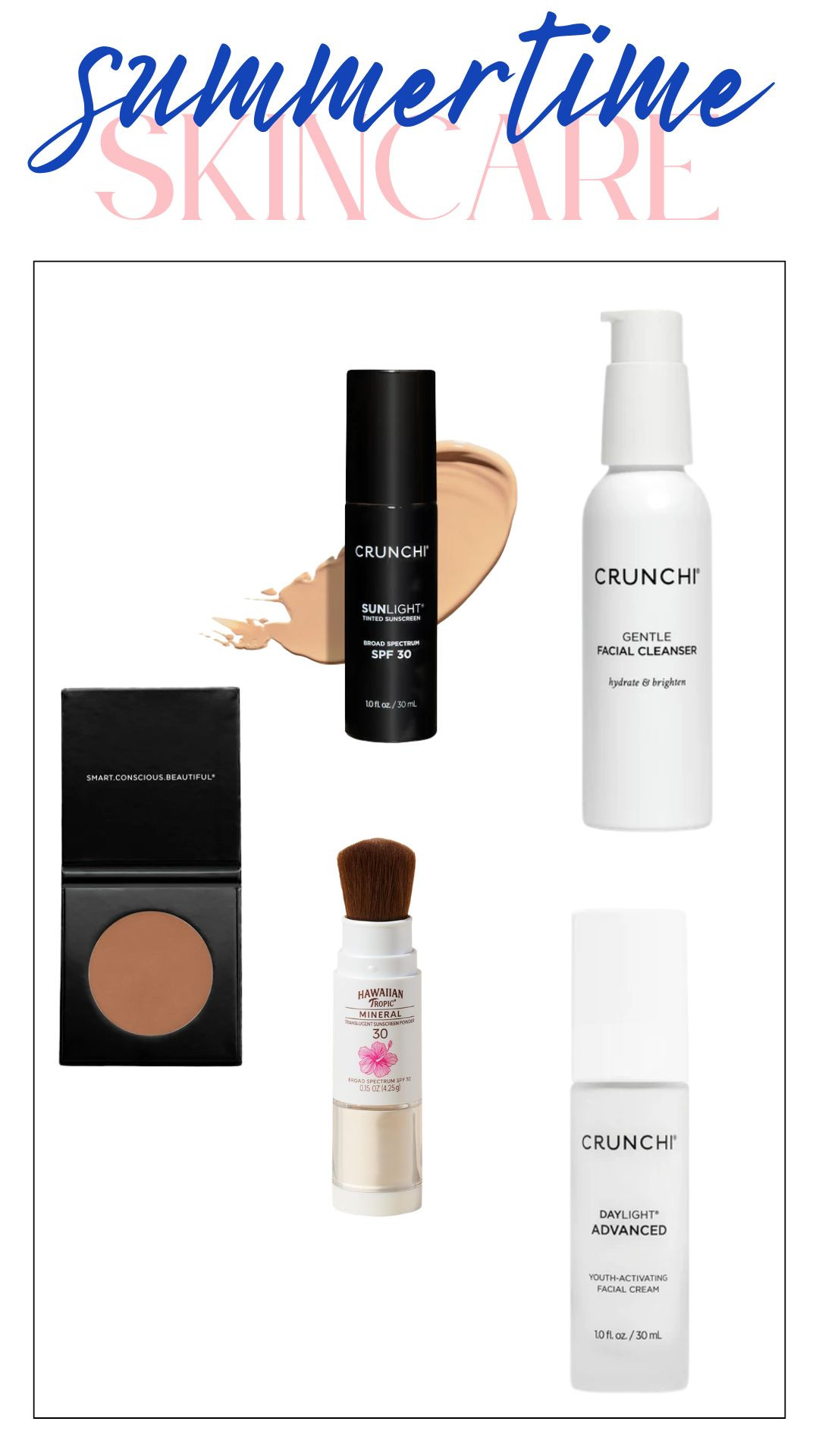 ☀️ My Summer Skincare Essentials for Glowing, Protected Skin ☀️

Summer skin hits different—more sun, more heat, more humidity—which means your skincare routine needs to be simple, hydrating, and focused on protection. These are the products I keep reaching for all season long to keep my skin feeling fresh and healthy. ✨

✨ My summer skincare staples:
✔️ Lightweight gel cleanser
✔️ Vitamin C serum for glow + brightness
✔️ Hydrating hyaluronic acid
✔️ Oil-free moisturizer
✔️ SPF 30+ (daily, non-negotiable)
✔️ Tinted sunscreen for everyday wear
✔️ Lip SPF balm
✔️ Cooling facial mist for hot days
✔️ Gentle exfoliant (1–2x per week)
✔️ After-sun aloe or calming gel

The goal in summer is less heaviness, more hydration, and always—always—sun protection. Your skin will thank you later. ☀️💛

🛍️ Shop my favorite summer skincare finds through the link!

#LTKBeauty #LTKFinds #SummerSkincare #SkincareRoutine #GlowingSkin #SPFEveryday #SunProtection #BeautyEssentials #SkincareFavorites #HealthySkin #HydratedSkin #BeautyRoutine #SummerGlow #LTKStyle #CleanSkin #SkinBarrier #SelfCareEssentials #EverydaySkincare #BeautyFinds 

 #LTKgrwm #LTKmomlife #LTKselfcare